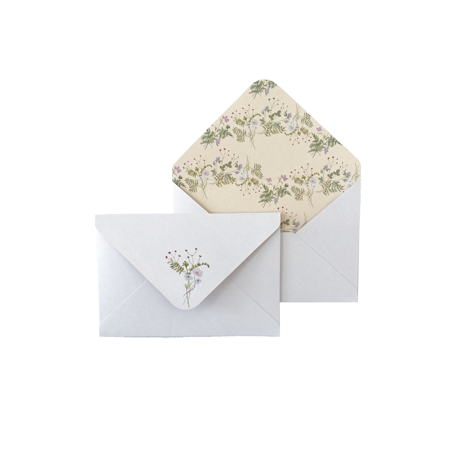 Envelope Wild Flowers Rosa