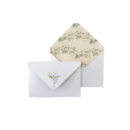 Envelope Wild Flowers Rosa