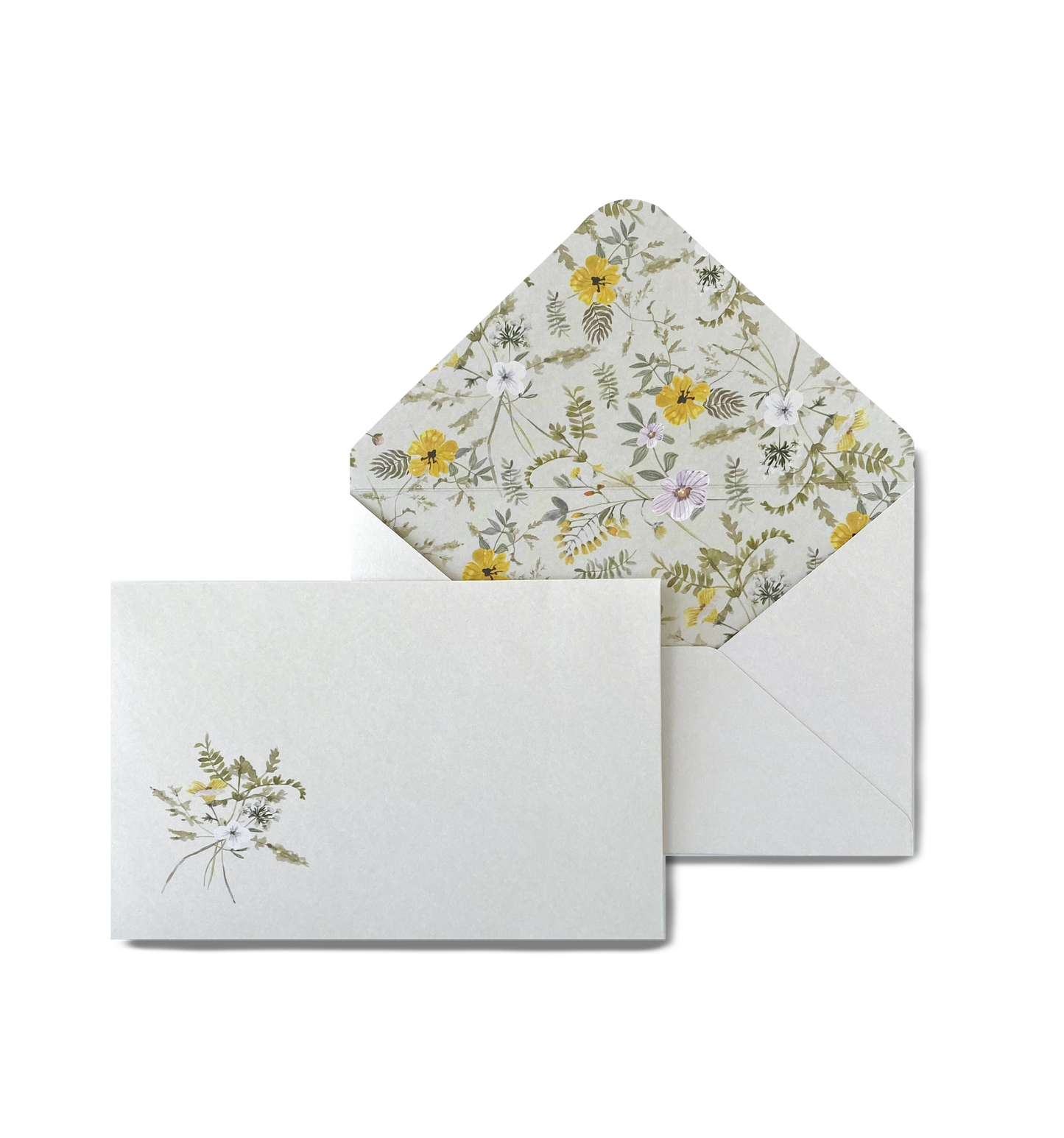 Envelope Wild Flowers Amarelo