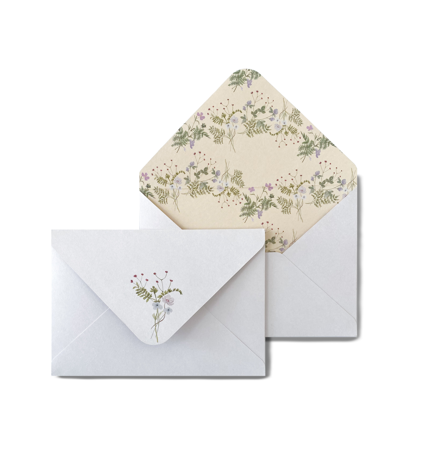 Envelope Wild Flowers Rosa