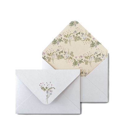 Envelope Wild Flowers Rosa