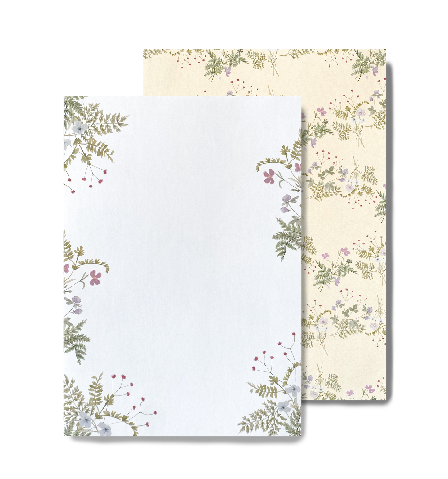 Papel de Carta Wild Flowers- Rosa